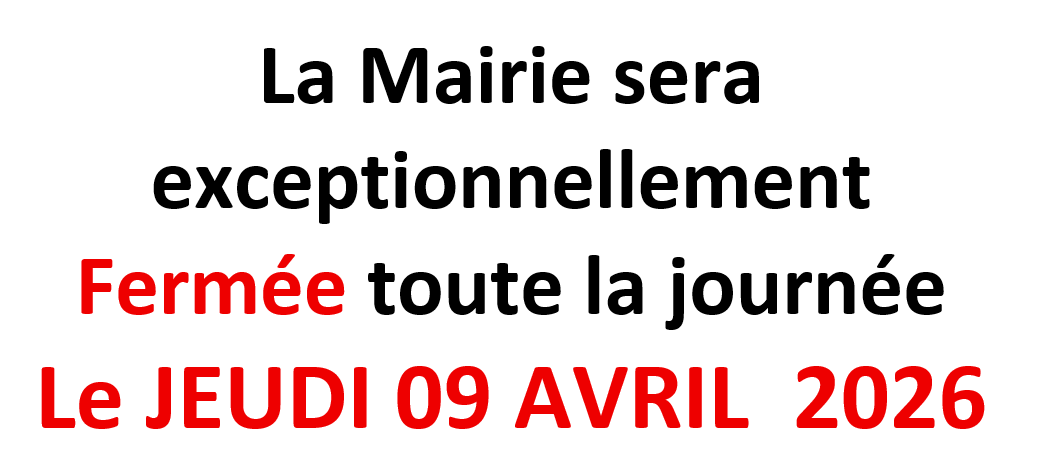 fermeture mairie 